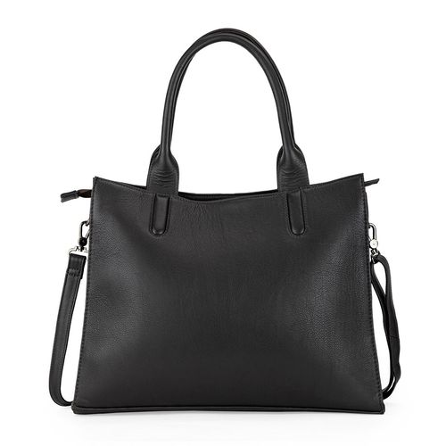 ABELARDO DE MODA Timeless Dark Brown Leather Tote Bag