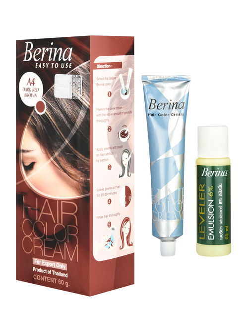 Berina Hair Color Cream - Dark Red Brown: Buy Berina Hair Color Cream -  Dark Red Brown Online at Best Price in India | NykaaMan