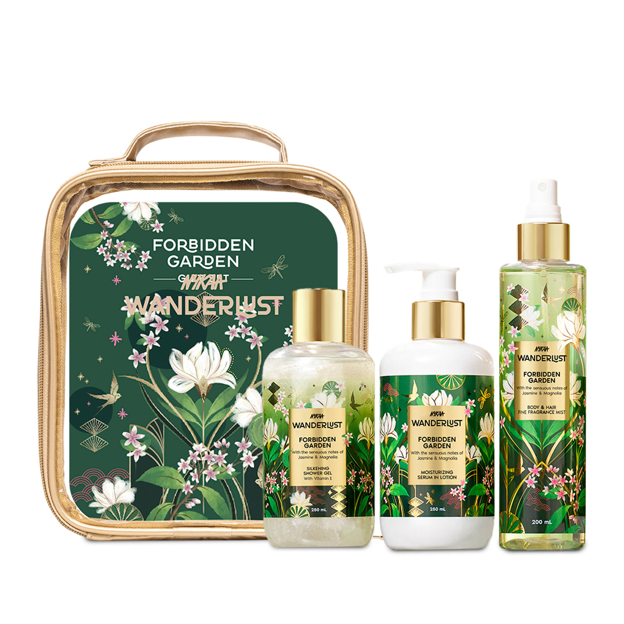 Nykaa Wanderlust Free Gold Pouch Gift Set for Women - Swiss ... - view 16