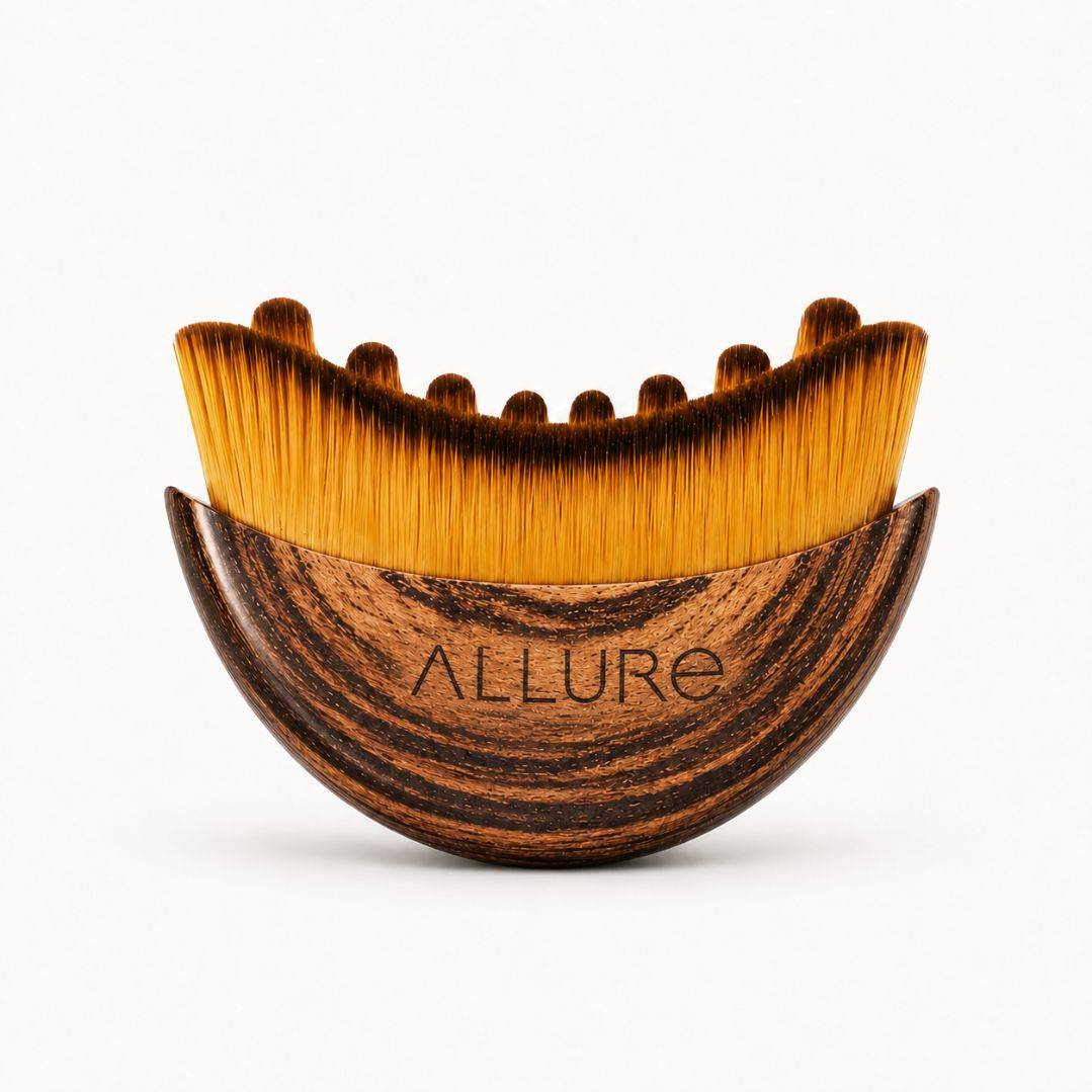 Allure Premium Lymphatic Contour Face Brush For Facial Sculpting & Jawline Definition