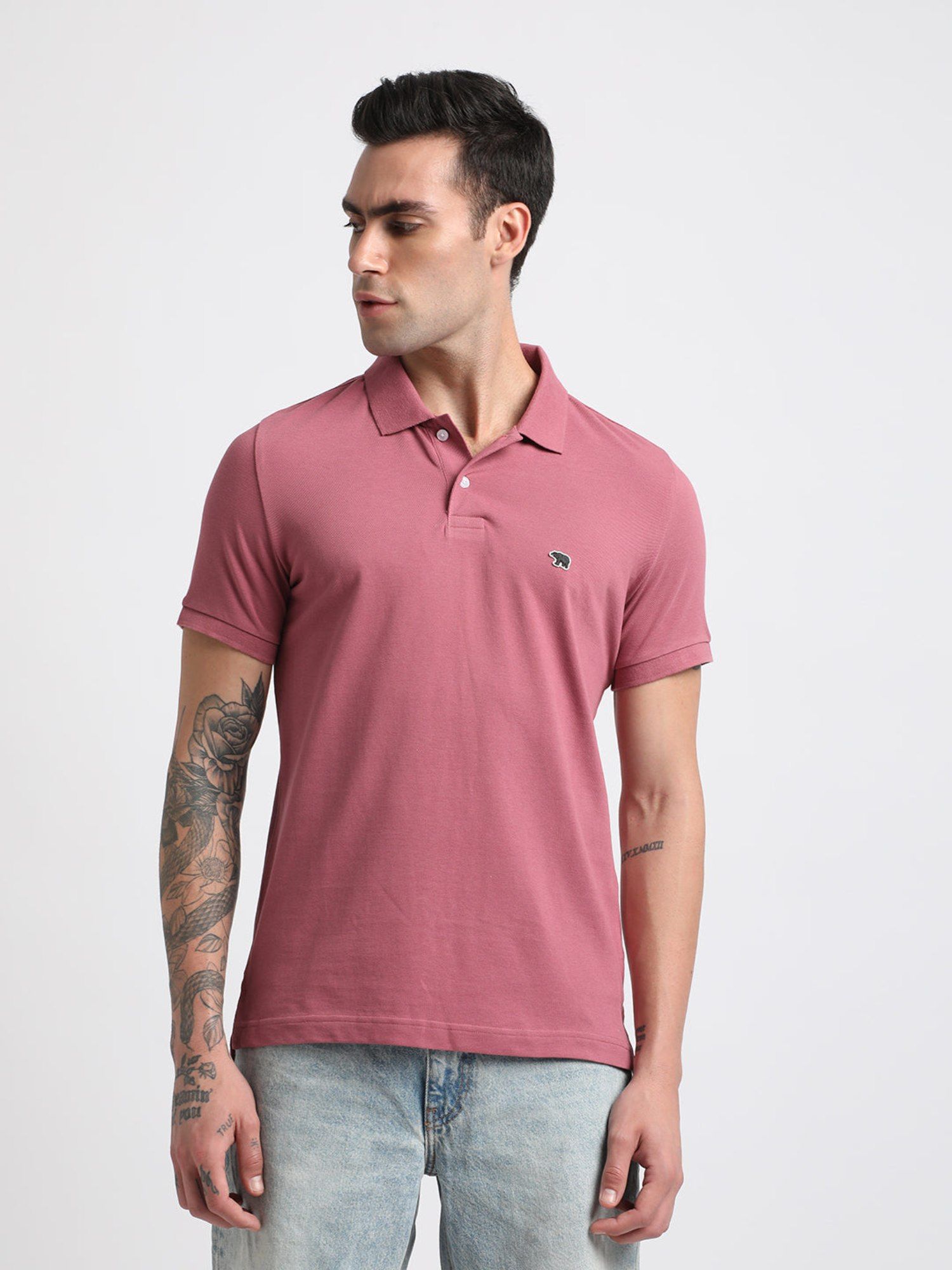 Pink Polo Shirt Pink True Religion Shirt Buy THE BEAR HOUSE Men