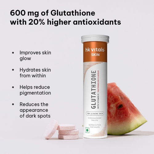 Buy HealthKart HK Vitals Glutathione Tablets - Watermelon Online Buy HealthKart HK Vitals Glutathione Tablets - Watermelon Online
