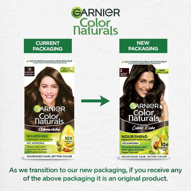 Buy GARNIER COLOR NATURALS CREME SHADE 4 BROWN 70ML  60G HAIR COLOR BOX  OF 130 ML Online  Get Upto 60 OFF at PharmEasy