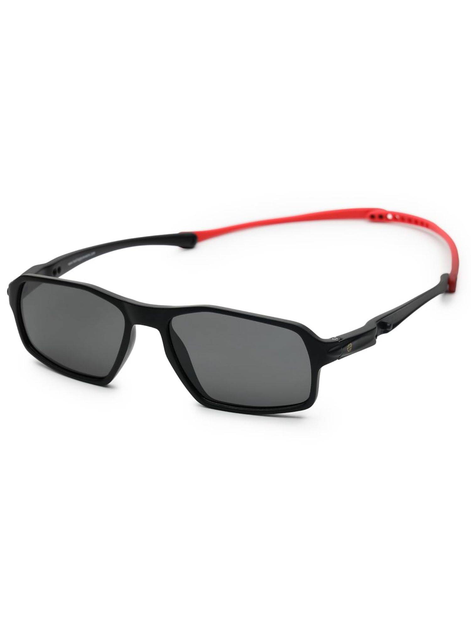 HASHTAG EYEWEAR Black Rectangle Full Rim Casual Unisex Sunglass - HTSGEX-14122-C2 (42)