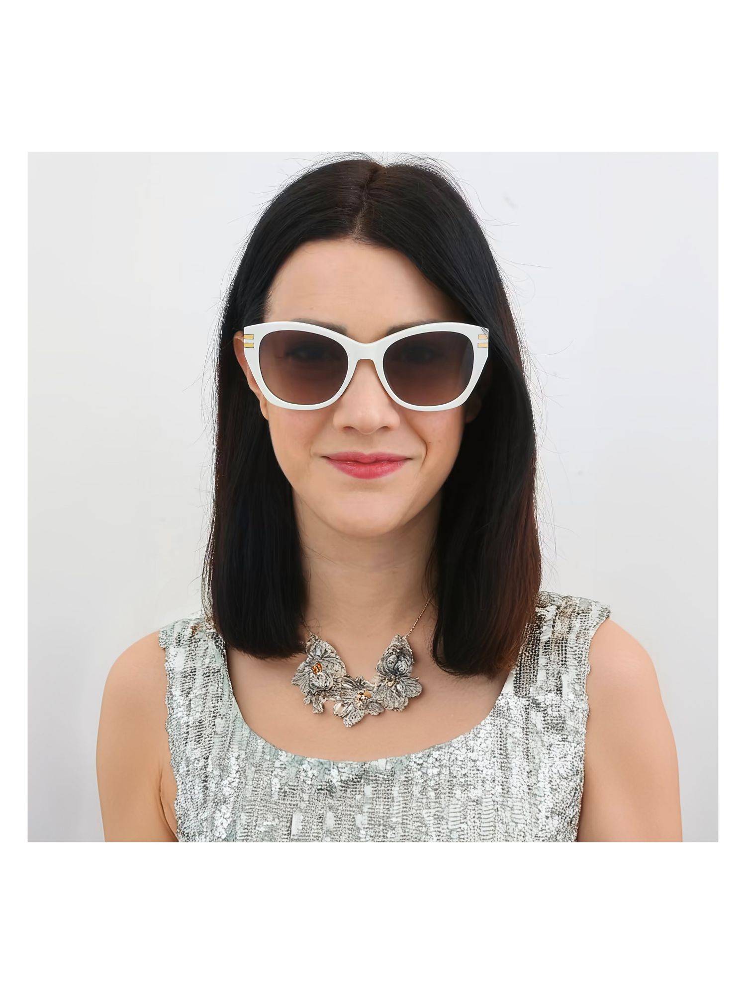 HASHTAG EYEWEAR Black UV Protection Square Full Rim Casual Women Sunglass - KGFT(14)-9233-C2 (47)