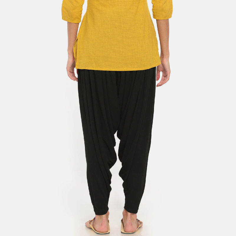 Buy GO COLORS Womens Solid Patiyala Pants | Shoppers Stop