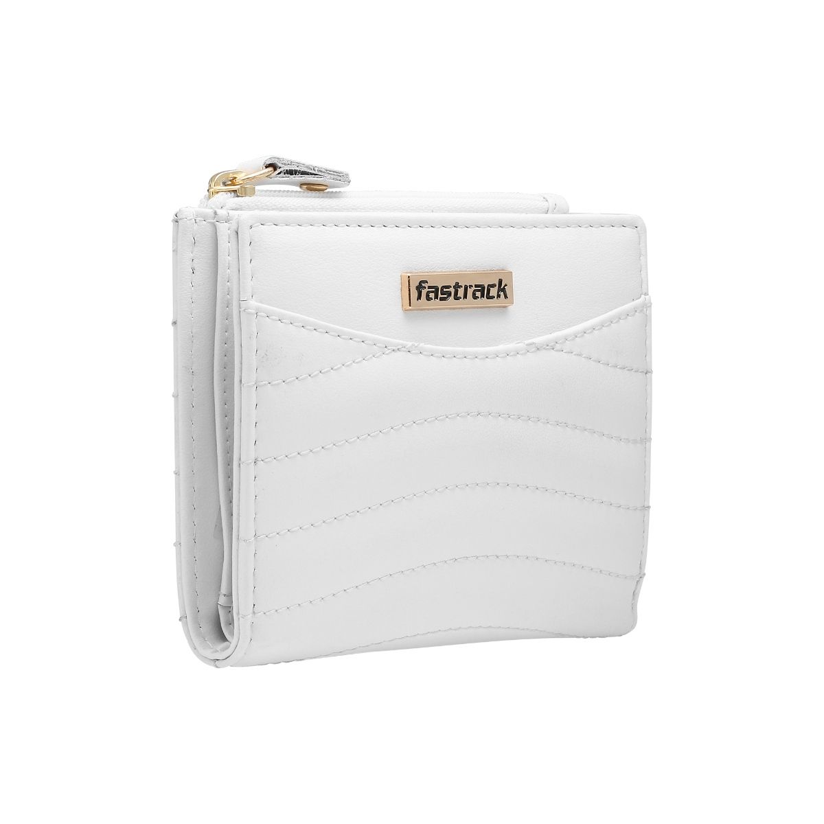 Buy Fastrack Optic White Quilted Wallet Online