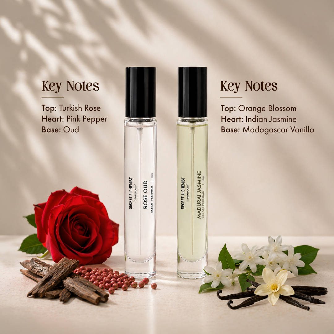 Secret Alchemist Rose Oud Madurai Jasmine Clean Perfume EDP ... - view 3