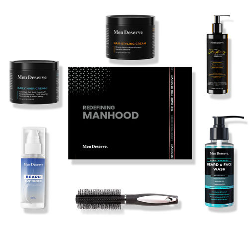 MEN DESERVE Men Grooming Kit For Hair And Beard Care - Quality Grooming  Products For Men: Buy MEN DESERVE Men Grooming Kit For Hair And Beard Care  - Quality Grooming Products For