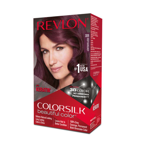 Revlon Colorsilk Hair Color - Deep Burgundy 3DB: Buy Revlon Colorsilk Hair  Color - Deep Burgundy 3DB Online at Best Price in India | Nykaa