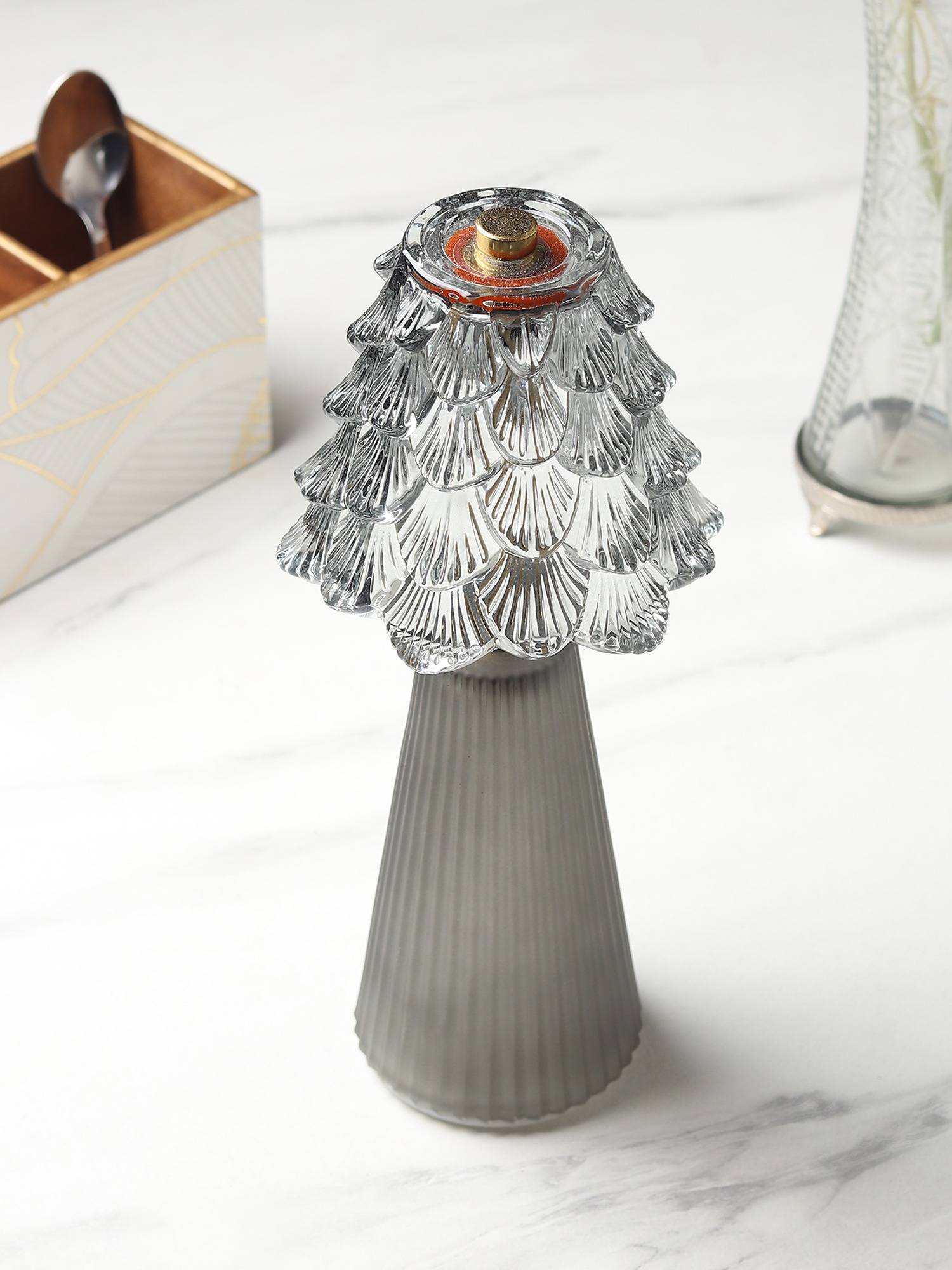 De Maison Decor Marcelle Crystelle Glass Lamp