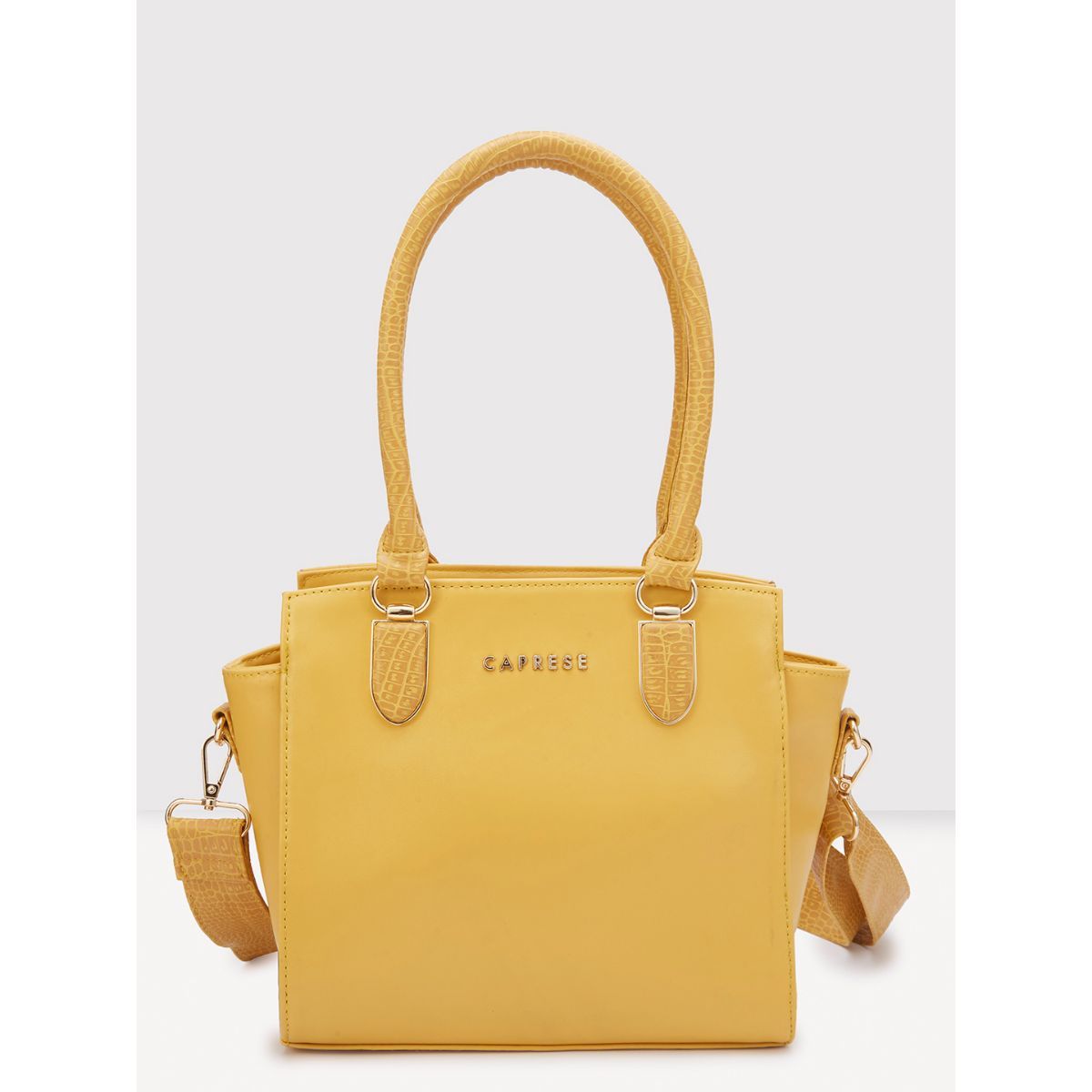 Buy Caprese Esme Satchels Bag Yellow Online