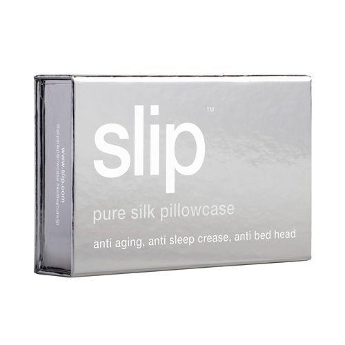 Buy Slip Pure Silk Queen Pillowcase - Silver Online