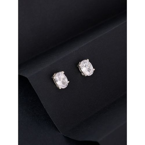 Buy GIVA Sterling Silver Zircon Classic Stud Earrings For Women