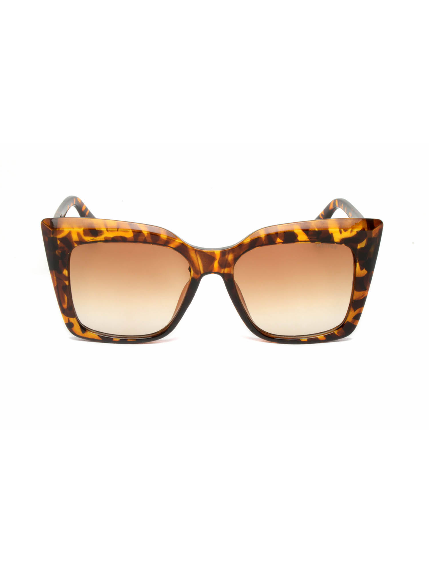 Mespee Tortoise Square Full Plastic Sunglasses (ZN3558-C2) (56)