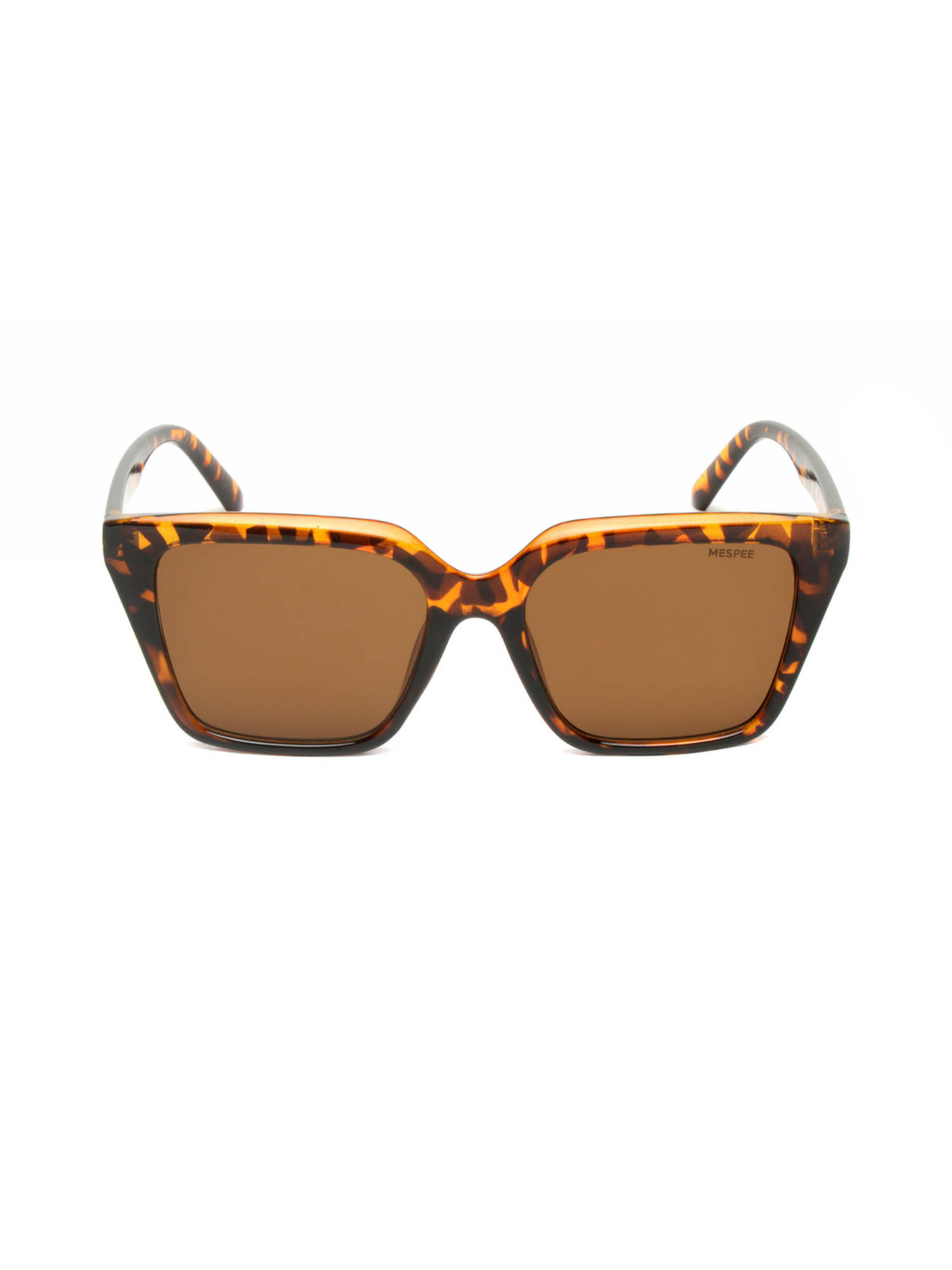 Mespee Tortoise Cat Eye Full Plastic Sunglasses (ZN3560-C2) (52)