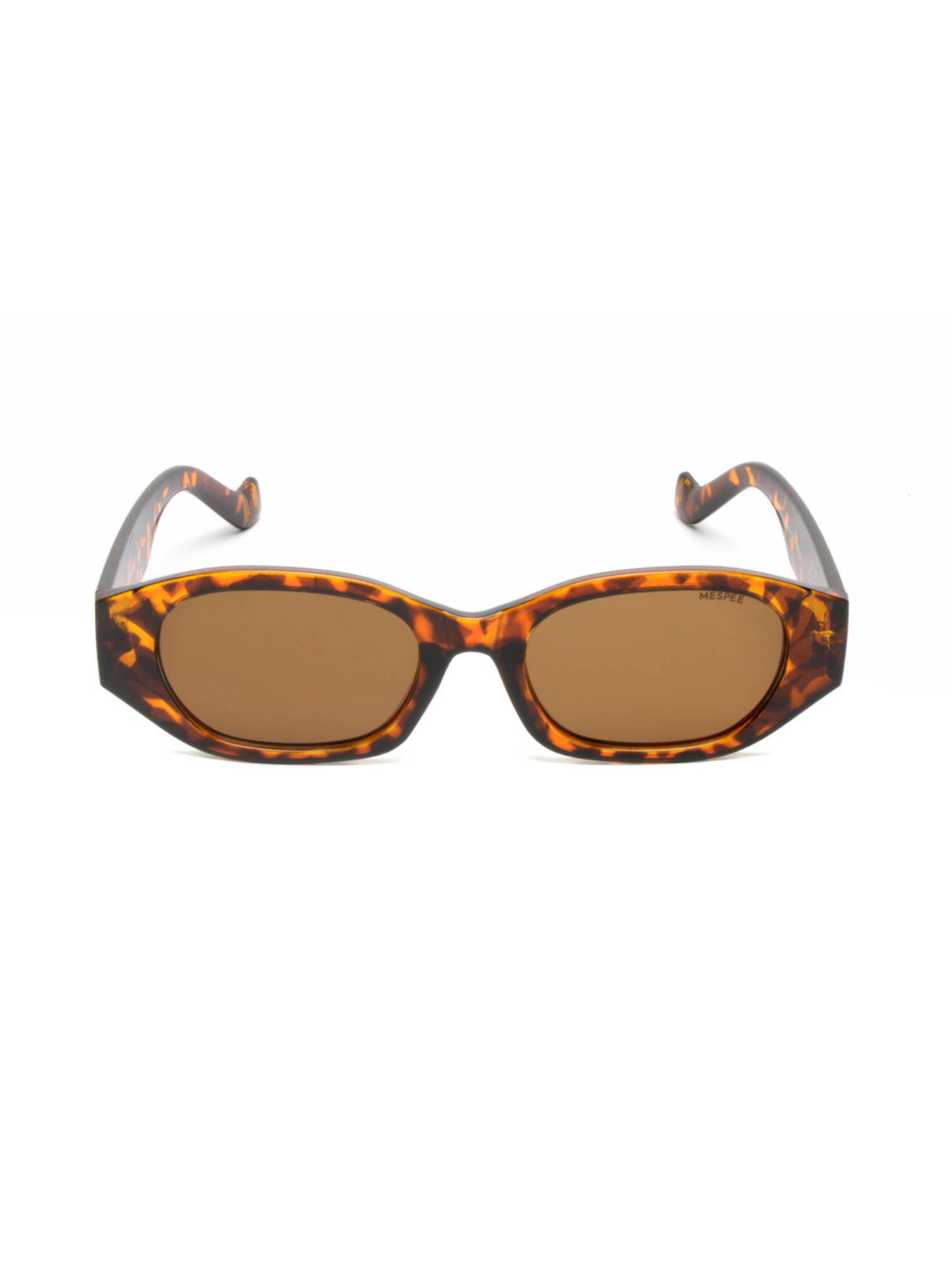Mespee Tortoise Full Plastic Women UV Protected Sunglasses (ZN3562-C2) (55)