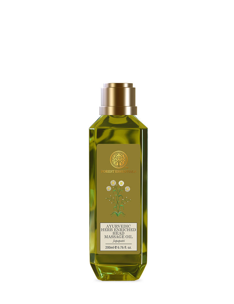 Forest Essentials Ayurvedic Herb Enriched Head Massage Oil Japapatti (Hair Oil)