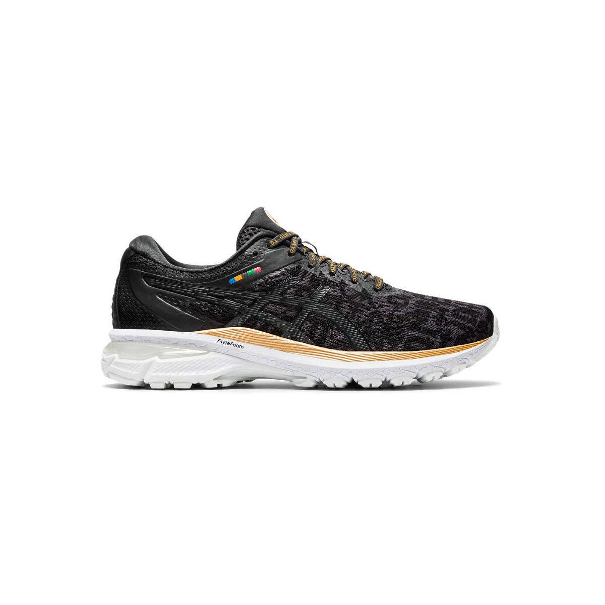 Buy Asics Black Patterned Sports Shoes Online