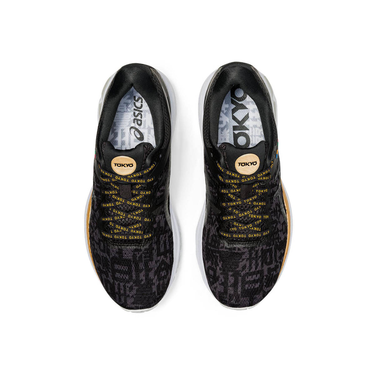 Asics Black Patterned Sports Shoes: Buy Asics Black Patterned Sports ...