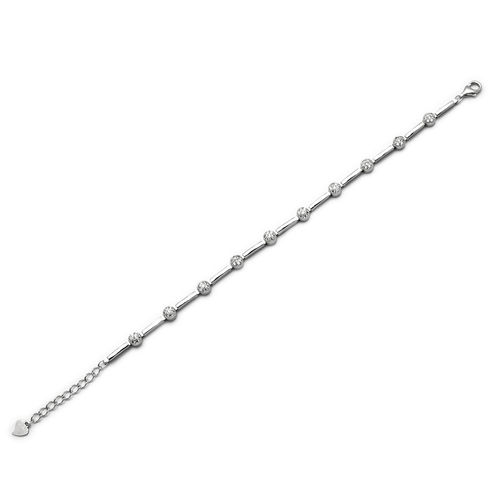 Buy SILBERRY 925 Sterling Silver Fine-Beauty Bracelet For Womens