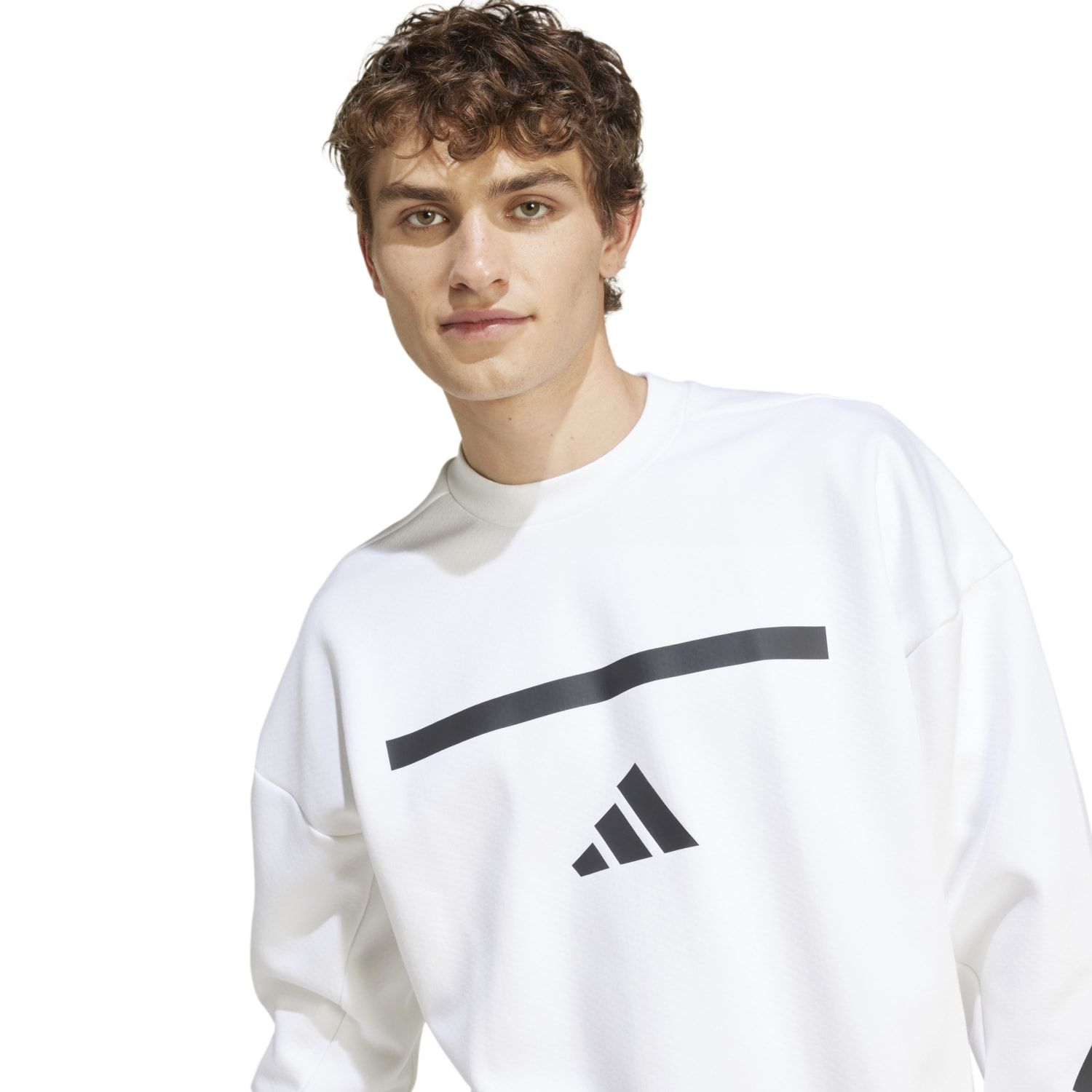 Buy adidas M Z.N.E. Crw White Sweatshirt Online