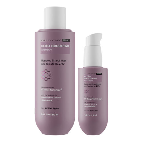 Buy Bare Anatomy Expert Ultra Smoothing Hair Serum & Shampoo Duo Online