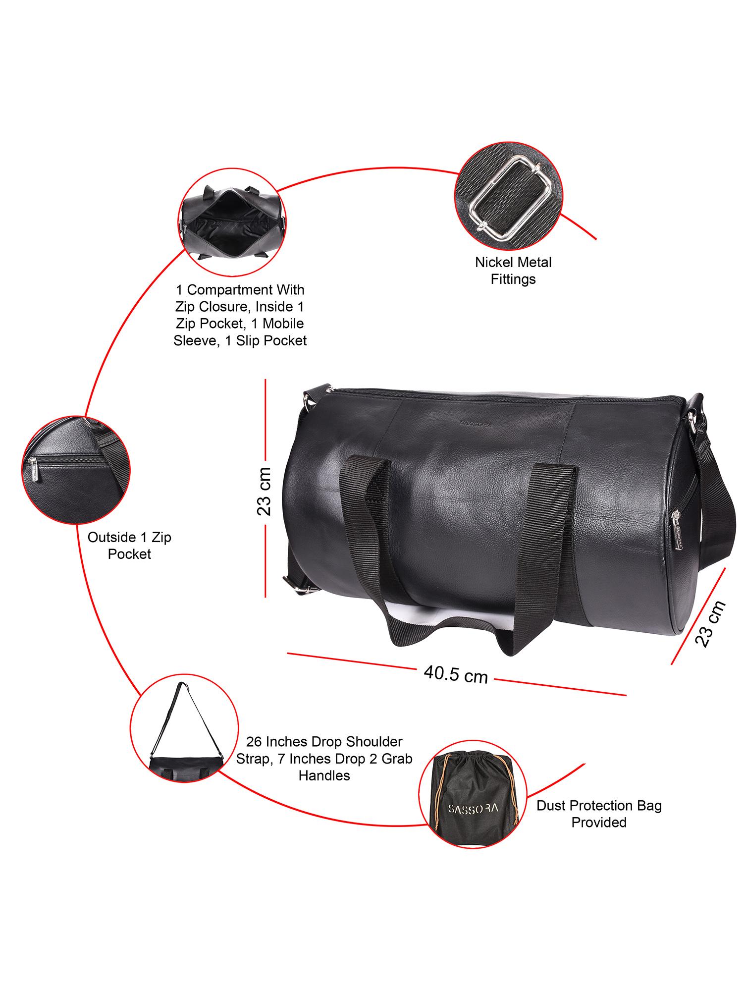 Buy Sassora Genuine Leather Gym And Travel With Adjustable