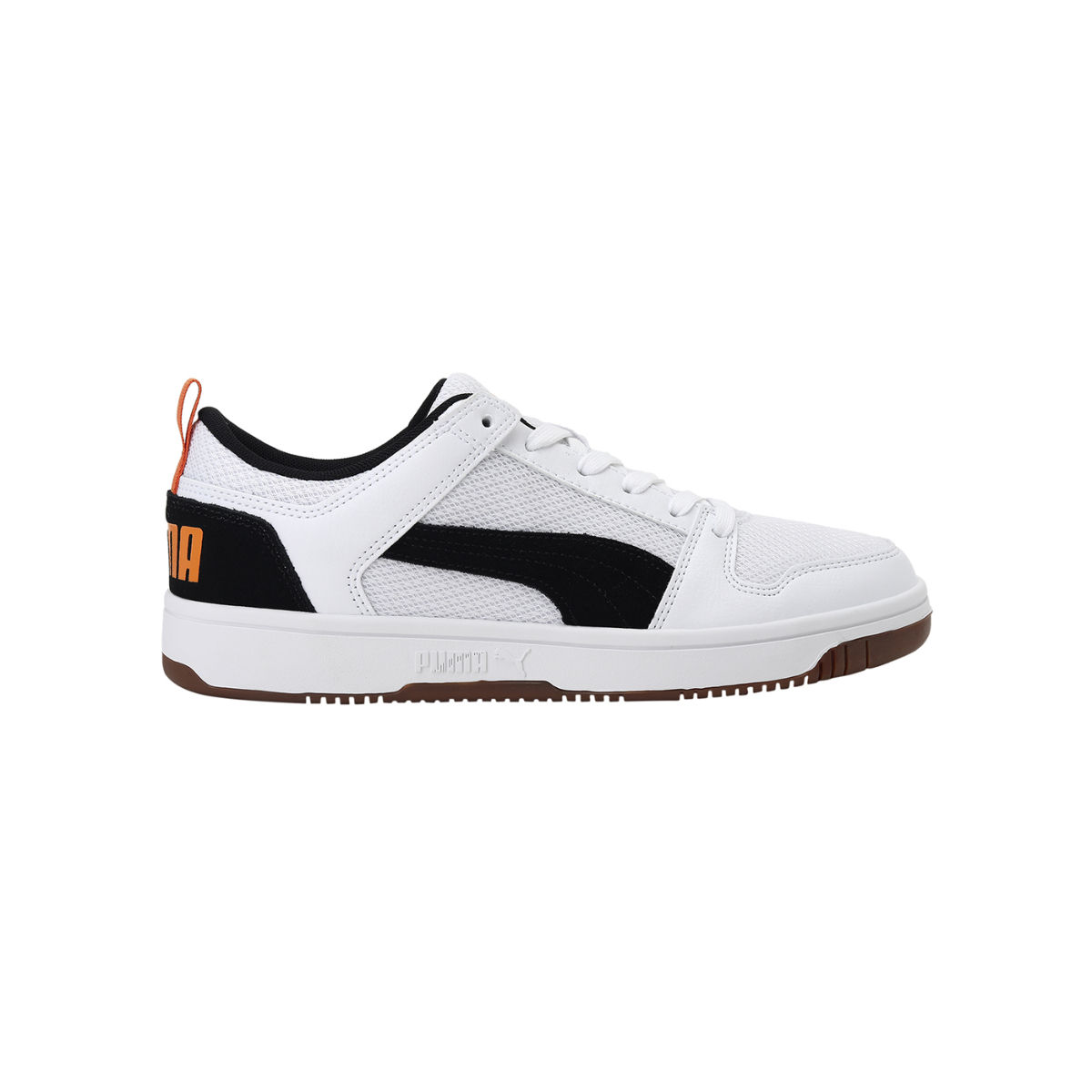 Puma Rebound LayUp Lo Mesh Unisex White 