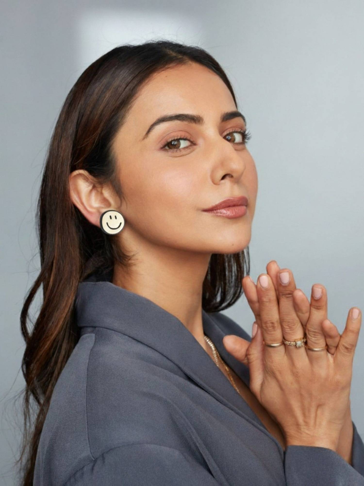 Accessher White Silver Women Statement Earrings