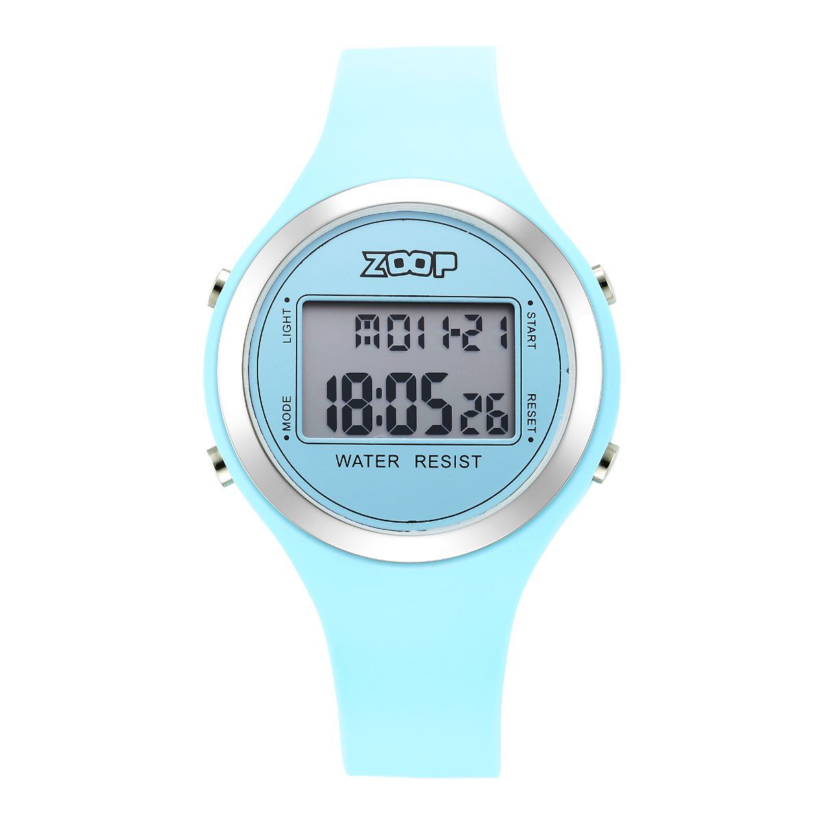 Zoop 26024Pp03W Blue Dial Digital Watch For Unisex