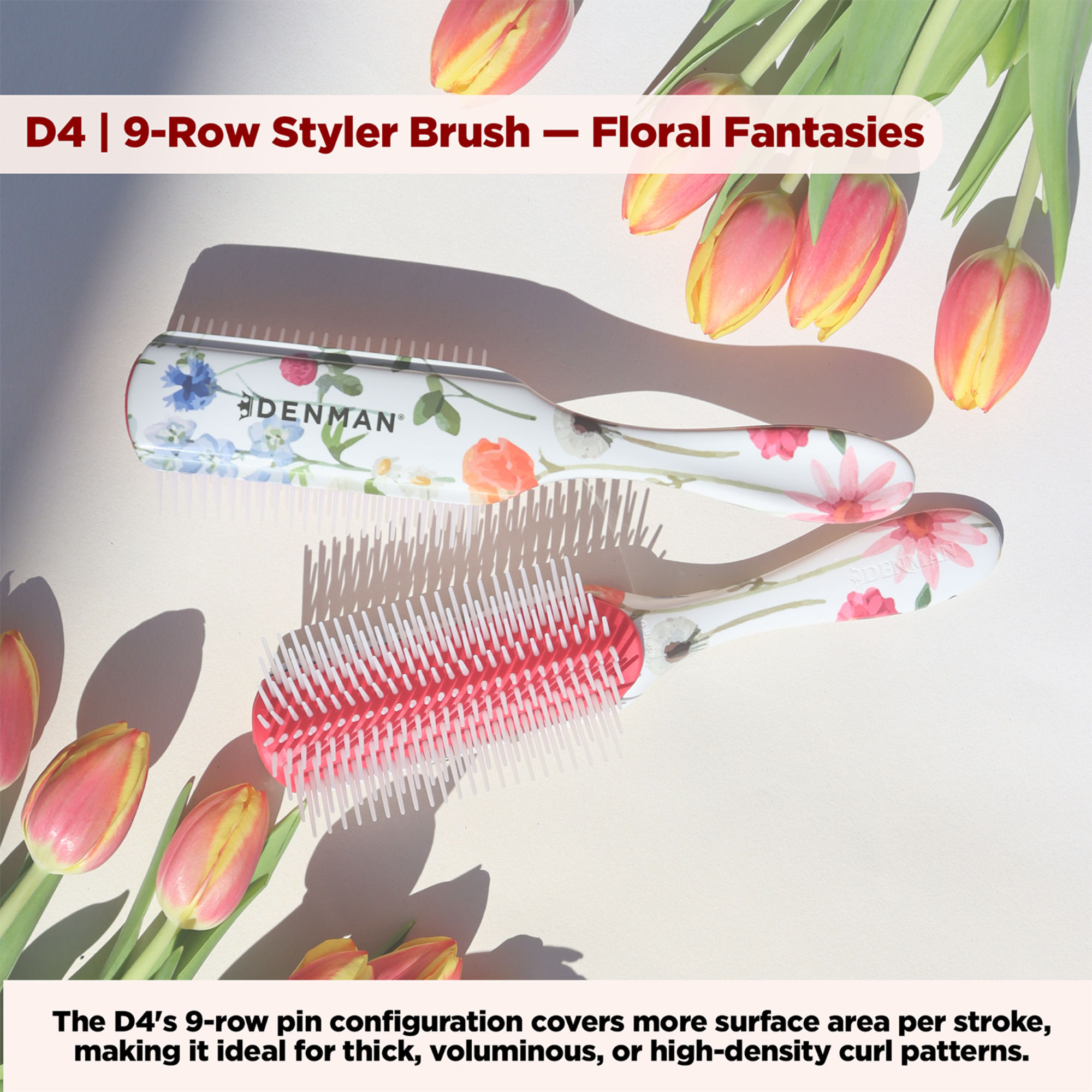 Buy Denman D4 9-Row Curl Definer & Styler Brush Online