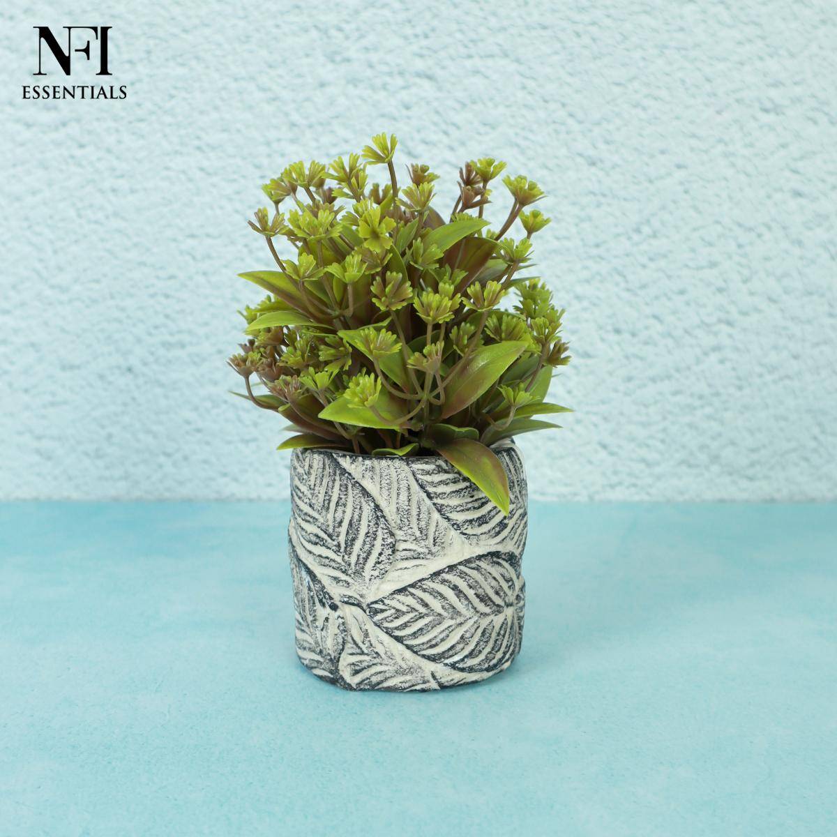 NFI Essentials Artificial Plants Pot For Home Decor & Office Decoration Small Dry Fake Flower