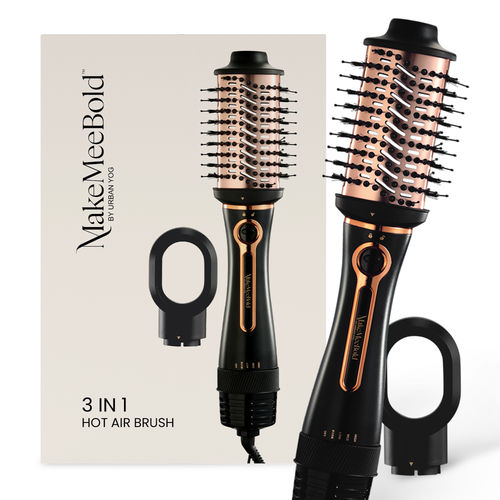 UrbanYog MakeMeeBold Hair Dryer and Volumizer Hot Air 3 in 1 Styling Brush - Rose Gold