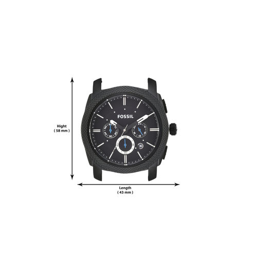 Fossil Men's Machine Black Watch (Fs4552)