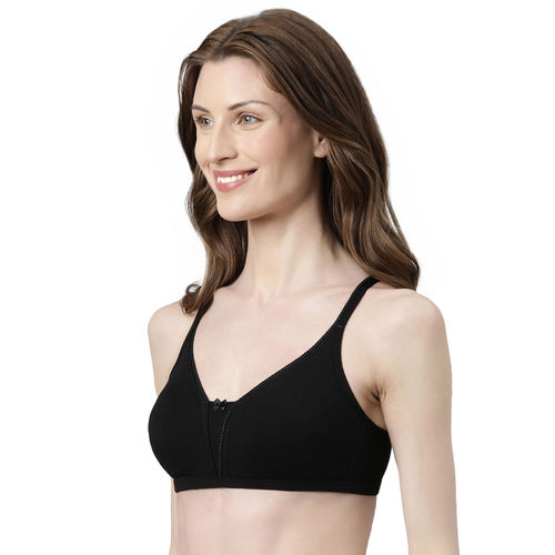 Buy Enamor Stay New Comfort Full Support Cotton Non Padded & Wirefree Bra  for Women online