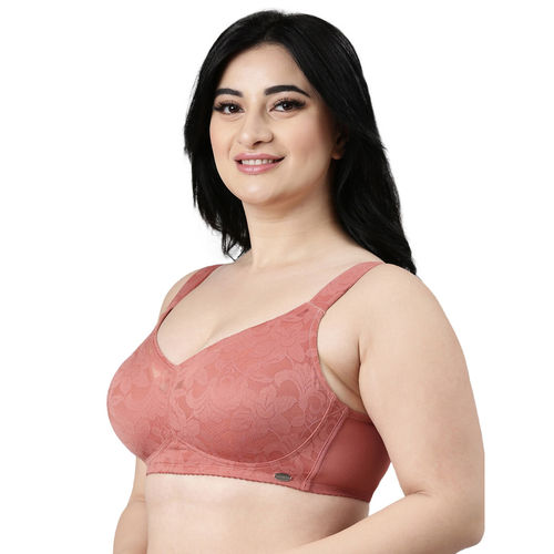 Enamor Super Support Bra With Smooth Curve Lift | F122 - Blackberry Cordial  / 34D