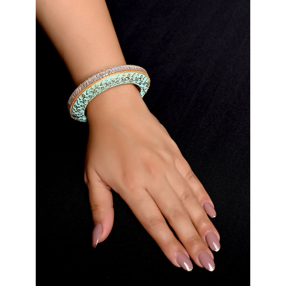 Discover more than 76 mint green bracelet