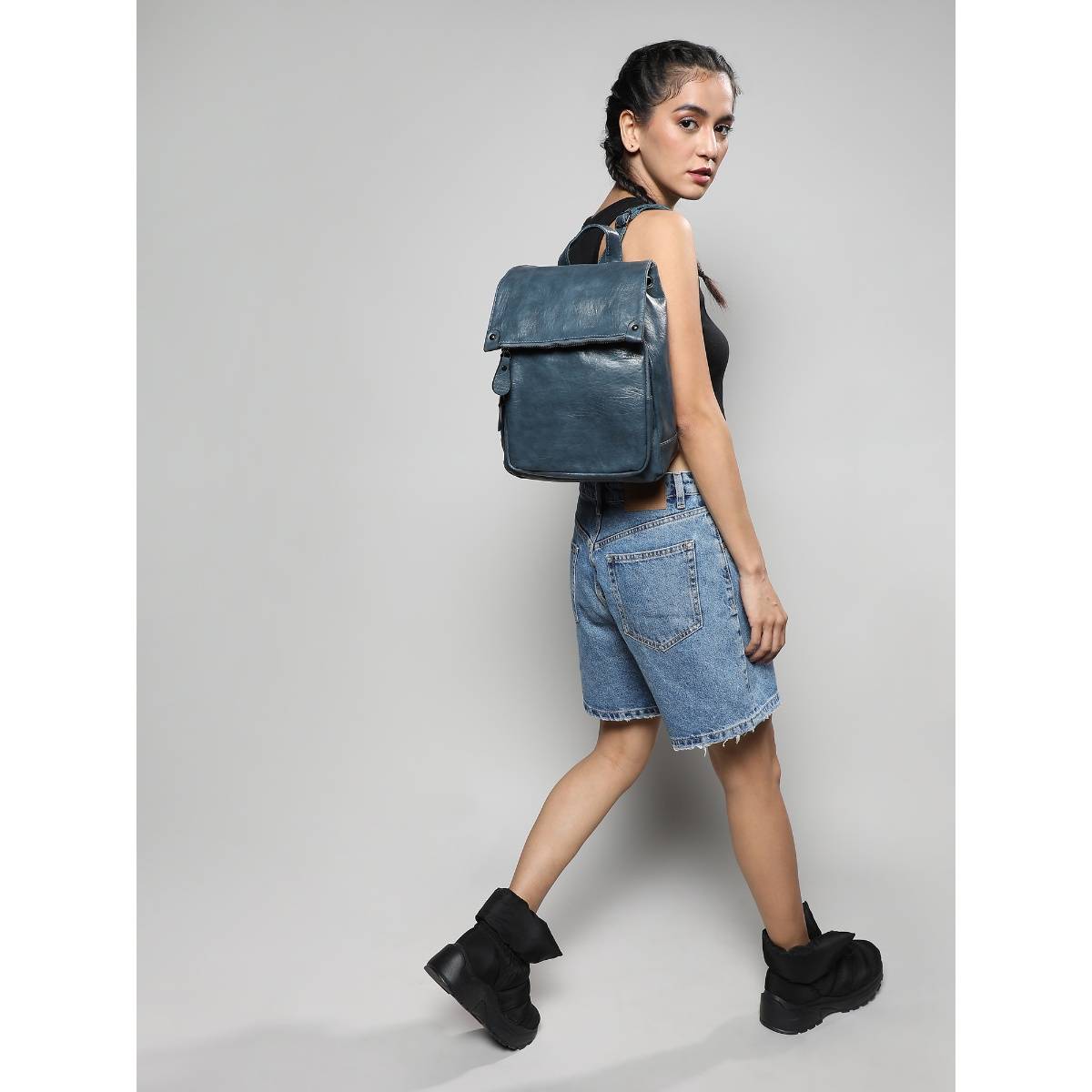 Haute Sauce The Venture Blue Mini Backpack