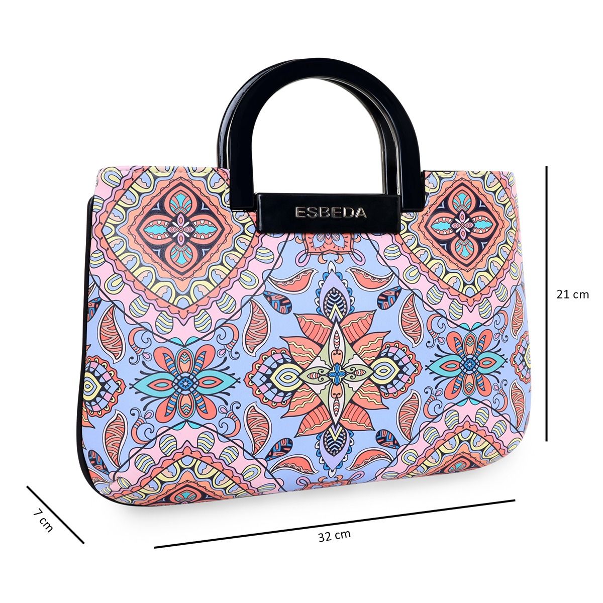 Buy Esbeda Multi Colour Mandala Art Printed Handbag For Women Online