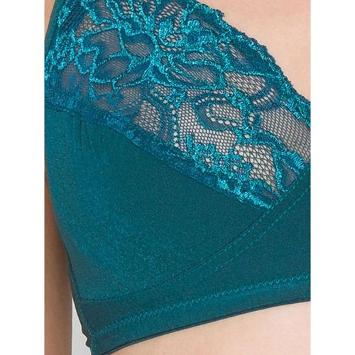 Candyskin Sea Green Lace Bra With Bikini Panty