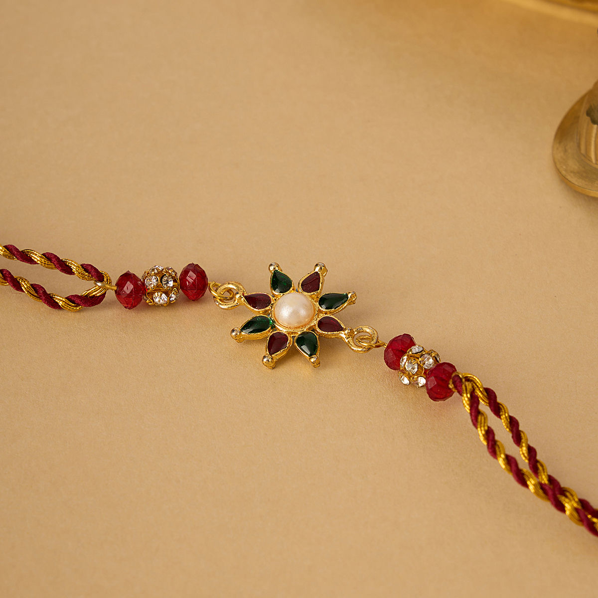 Buy Azai by Nykaa Fashion MultiColor Evil Eye and Floral Rakhis (Pack