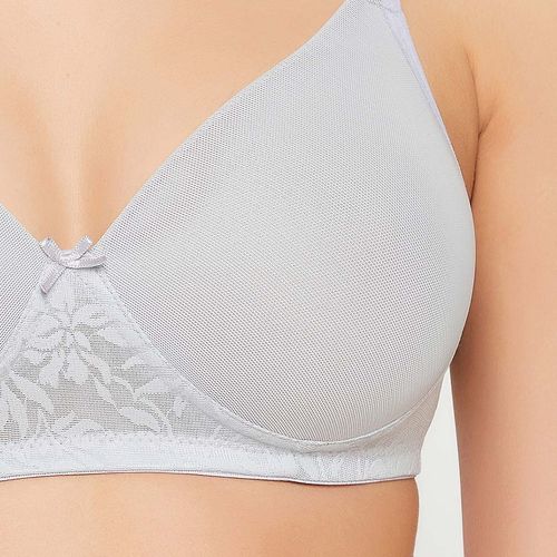 Buy Clovia Padded Non-Wired Full Cup Multiway T-Shirt Bra - Grey online