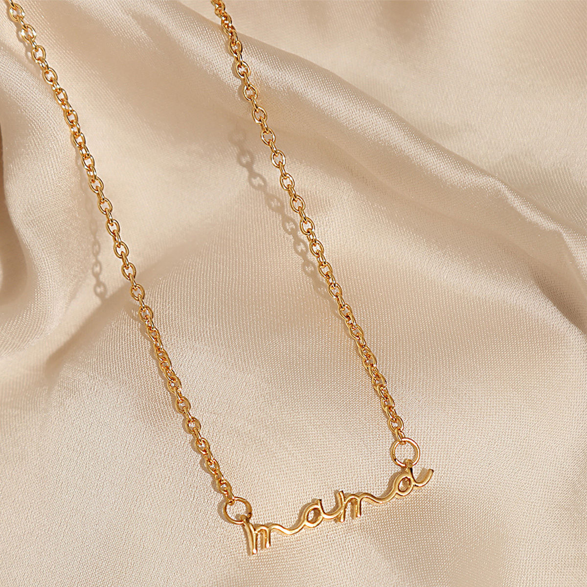 14K Gold Gothic Mama Necklace - Zoe Lev Jewelry