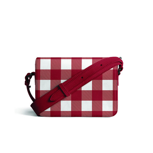DailyObjects Cherry Gingham Sol Box Shoulder Crossbody Bag