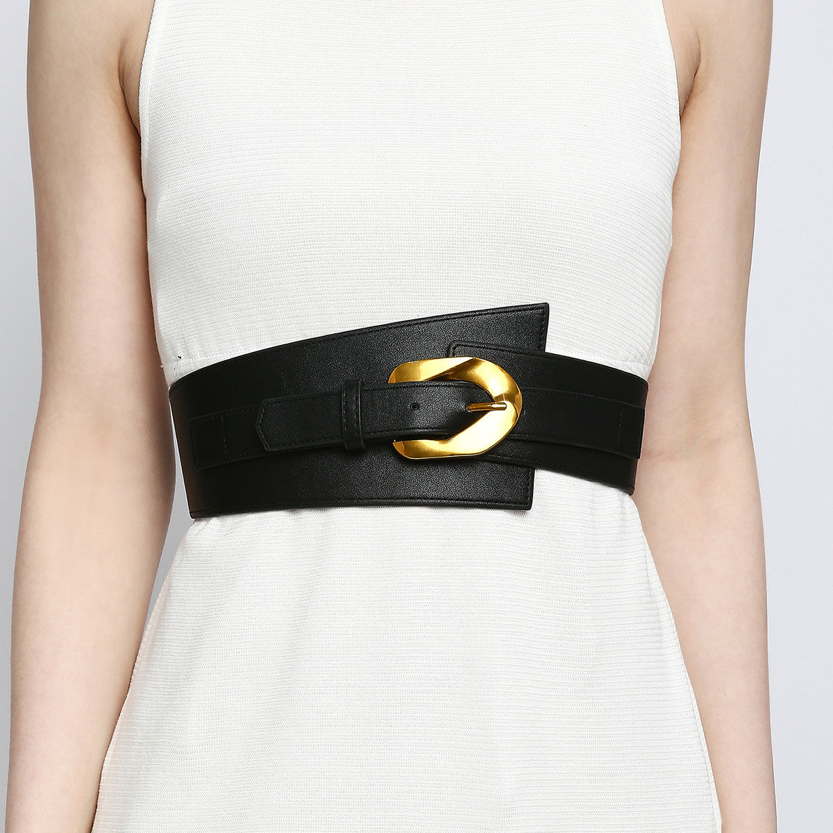 black evening belt