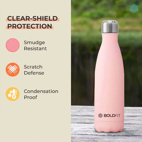 Stainless Steel Hot & Cold Water Bottle -700ml - BoldFit