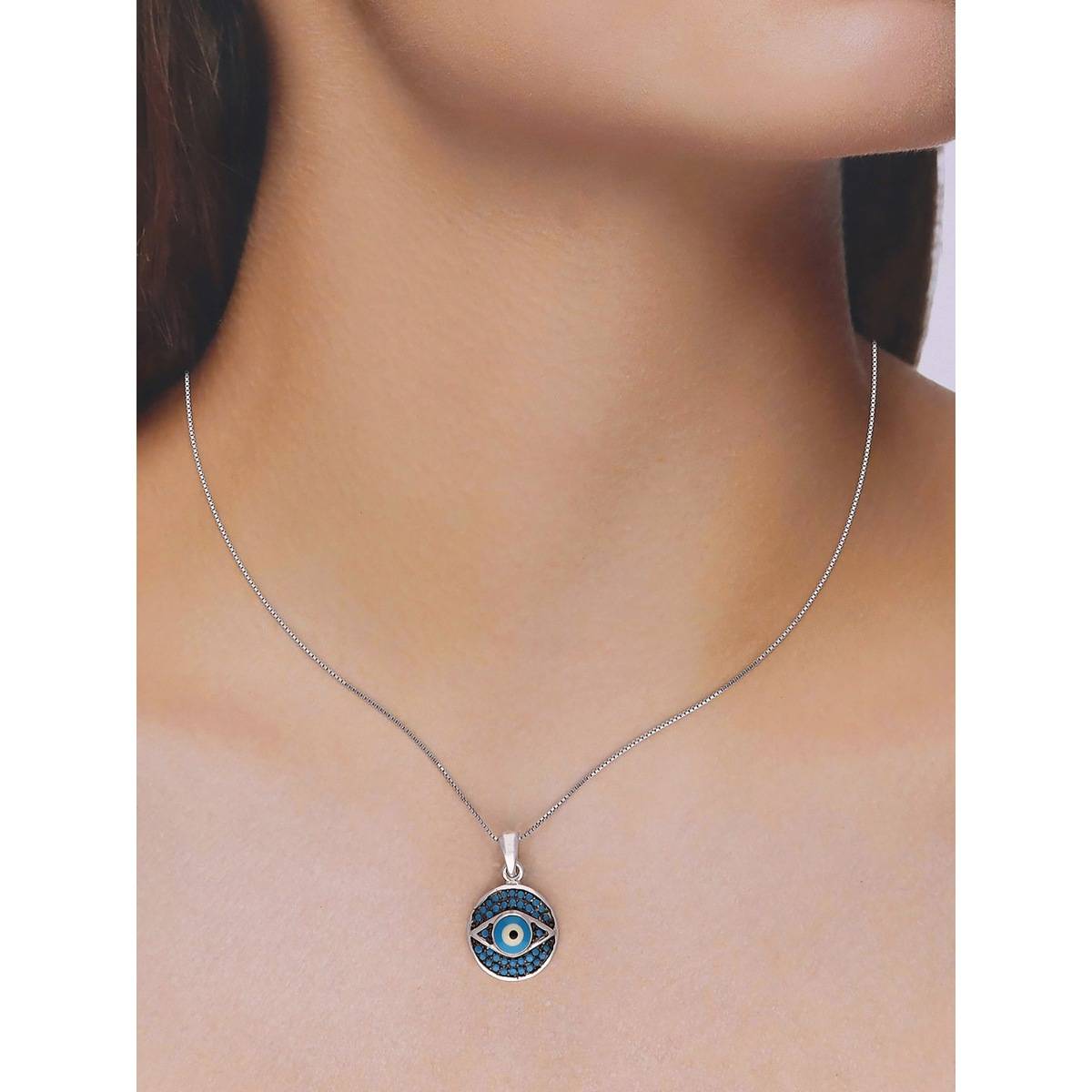 Kai Jewel Sterling Silver Love Pendant with Chain Necklace