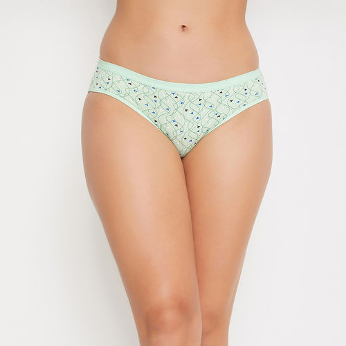 Buy Clovia Multi Floral Print Cotton Single Bikini Panties Online