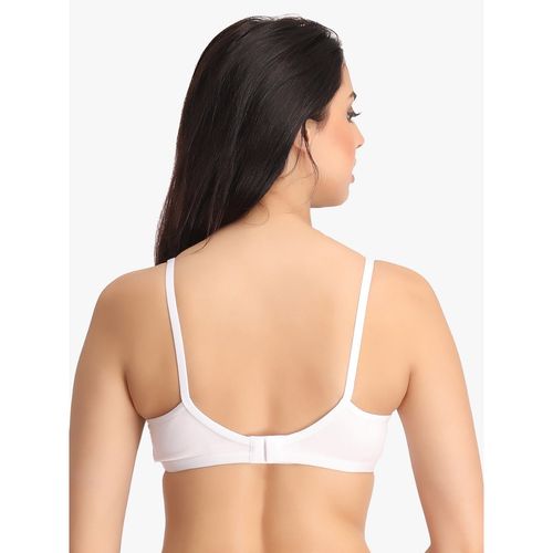 Buy Clovia Women's Cotton Rich Solid Non-Padded Demi Cup Wire Free